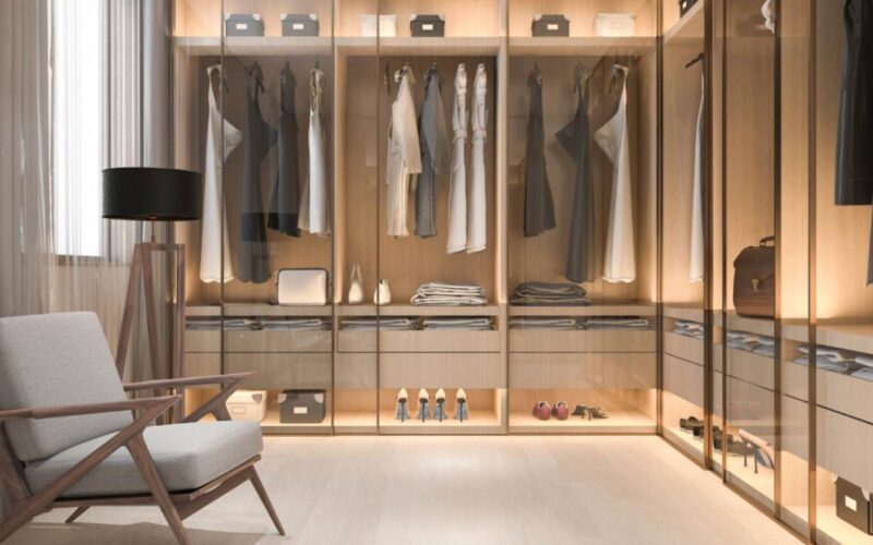 built in closet